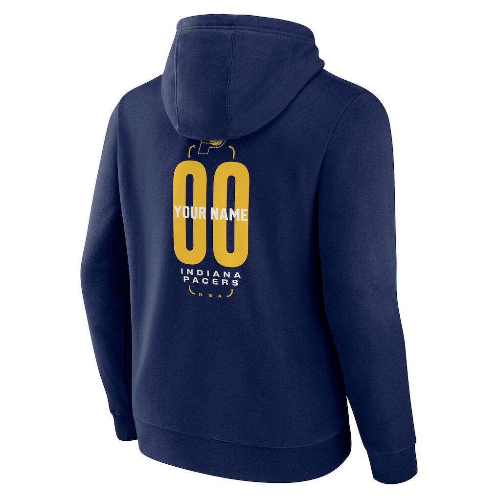 Indiana Pacers Center Court Name & Number Custom Hoodie