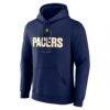 Indiana Pacers Center Court Name & Number Custom Hoodie - Navy - Side View