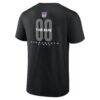 Sacramento Kings Center Court Name & Number Custom T-Shirt - Black - Detail View