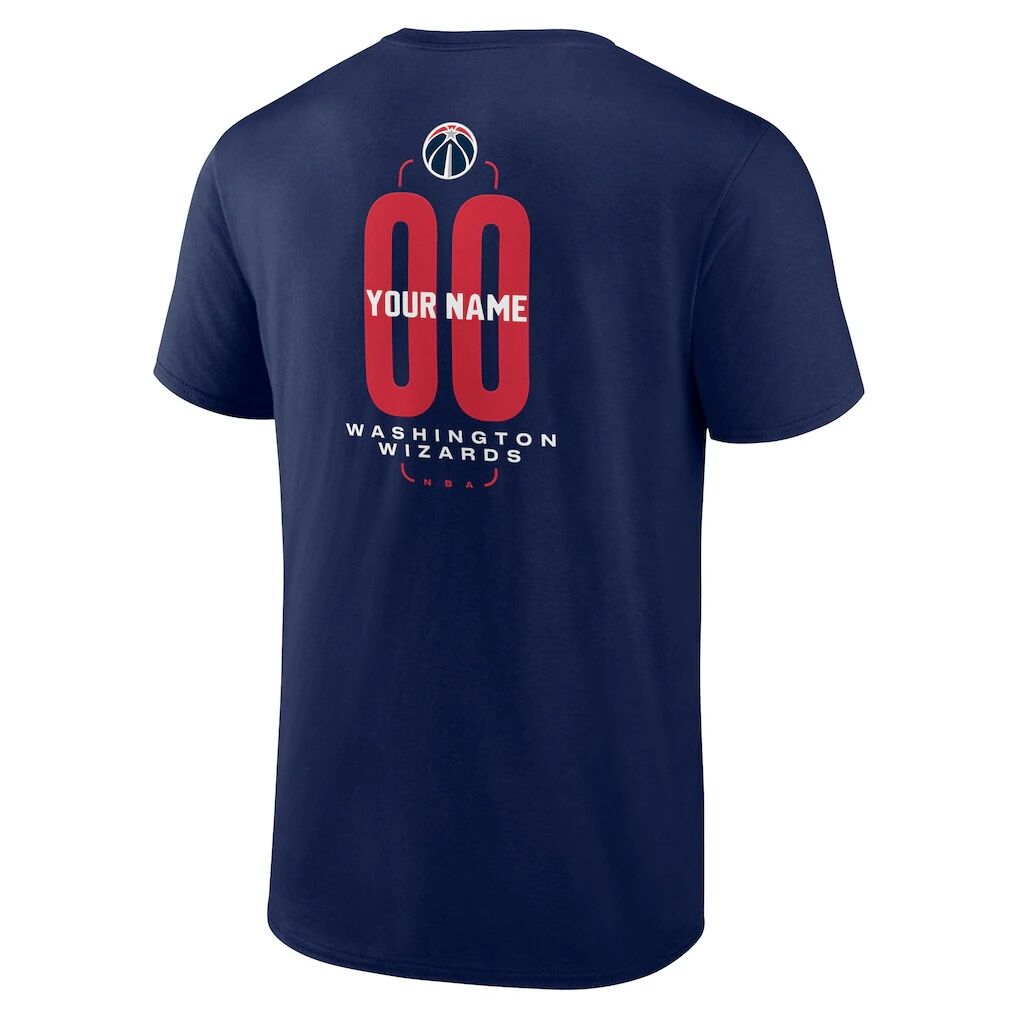 Washington Wizards Center Court Name & Number Custom T-Shirt