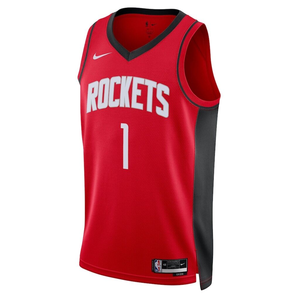 Amen Thompson Houston Rockets Nike Unisex Swingman Player Jersey – Icon Edition
