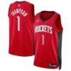 Amen Thompson Houston Rockets Nike Unisex Swingman Player Jersey - Red - Front View