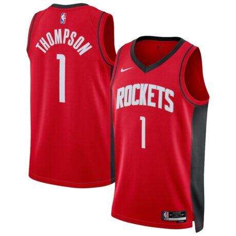 Amen Thompson Houston Rockets Nike Unisex Swingman Player Jersey - Red - Front View