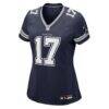 Brandon Aubrey Dallas Cowboys Nike Women's Team Game Jersey - Navy - Side View