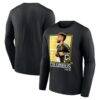 Diego Rossi Columbus Crew Fashion7 Player Program Long Sleeve T-Shirt - Black - Front View