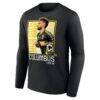 Diego Rossi Columbus Crew Fashion7 Player Program Long Sleeve T-Shirt - Black - Side View