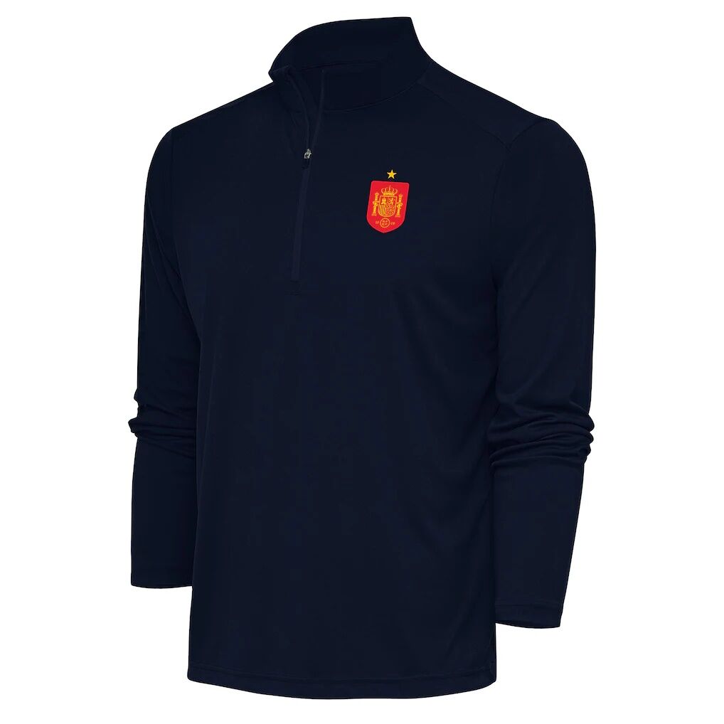 Spain National Team Antigua Statement Quarter-Zip Pullover
