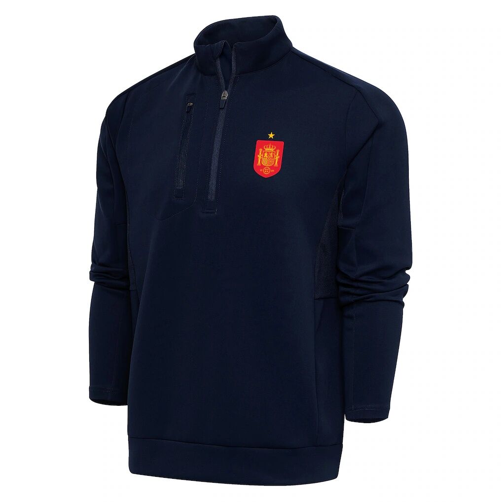 Spain National Team Antigua Genesis Quarter-Zip Pullover