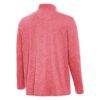 Spain National Team Antigua Masters Quarter-Zip Pullover - Heather Red - Detail View