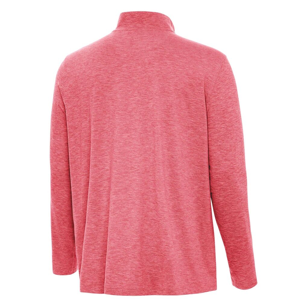 Spain National Team Antigua Masters Quarter-Zip Pullover - Heather Red