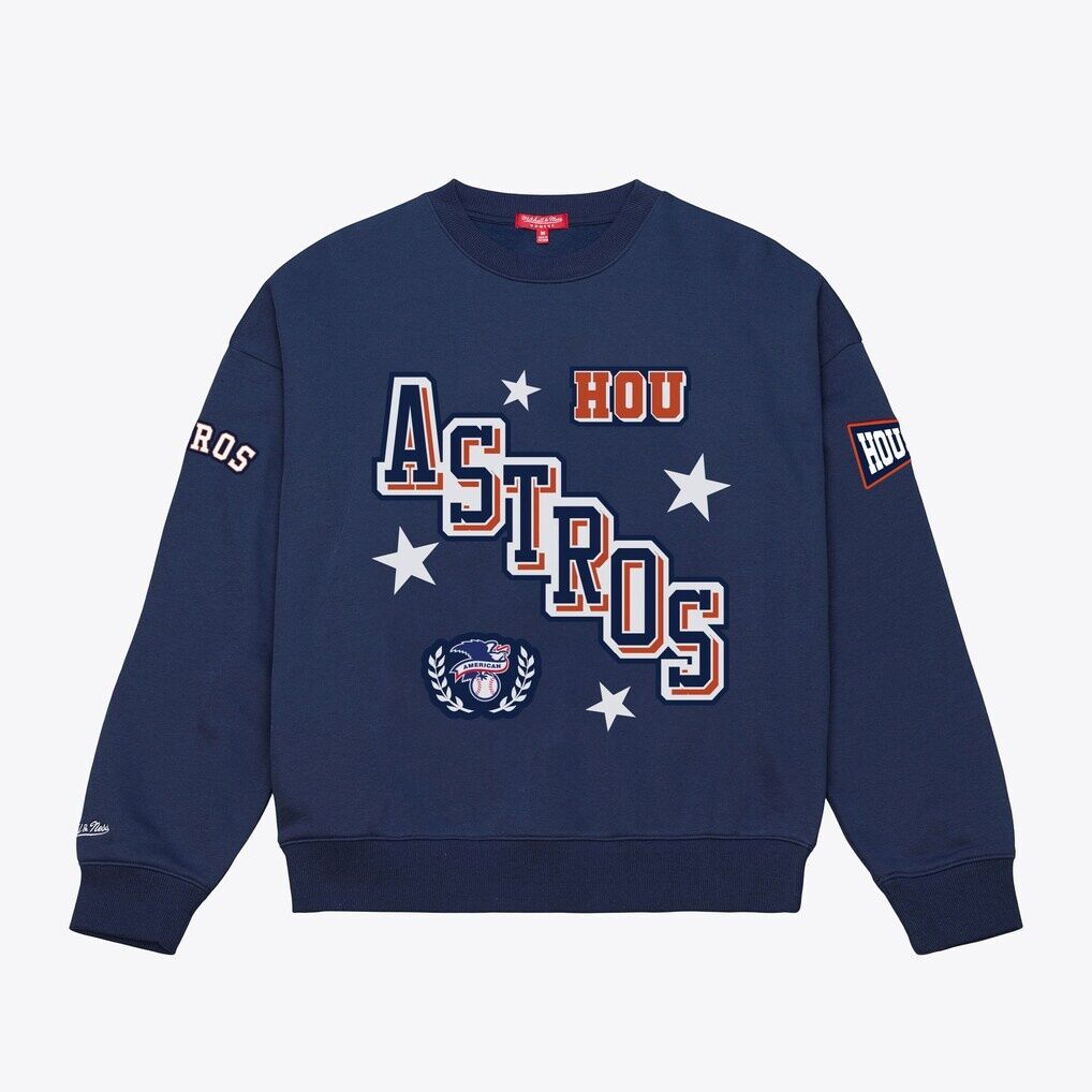 Houston Astros Mitchell & Ness Women’s Pep Rally Sweatshirt