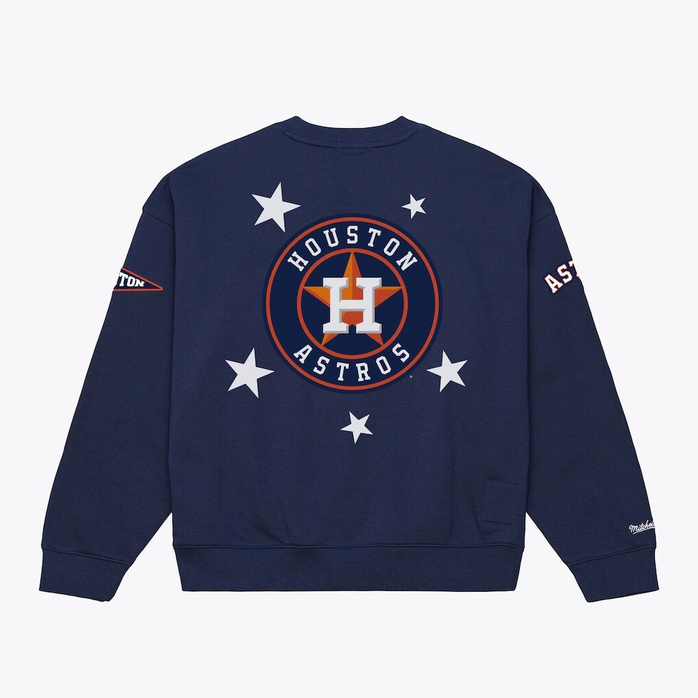Houston Astros Mitchell & Ness Women’s Pep Rally Sweatshirt