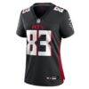 Deven Thompkins Atlanta Falcons Nike Women's Team Game Jersey - Black - Side View