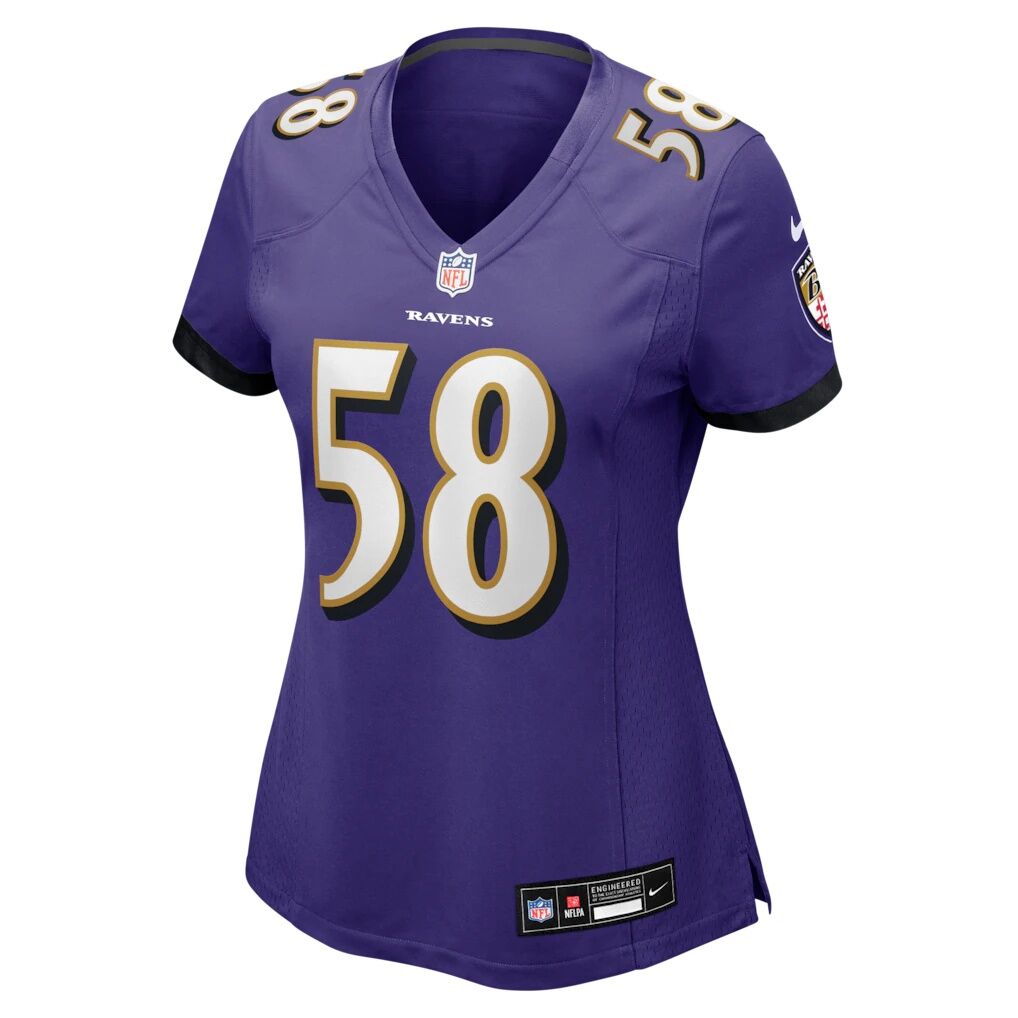 Taven Bryan Baltimore Ravens Nike Women's Team Game Jersey
