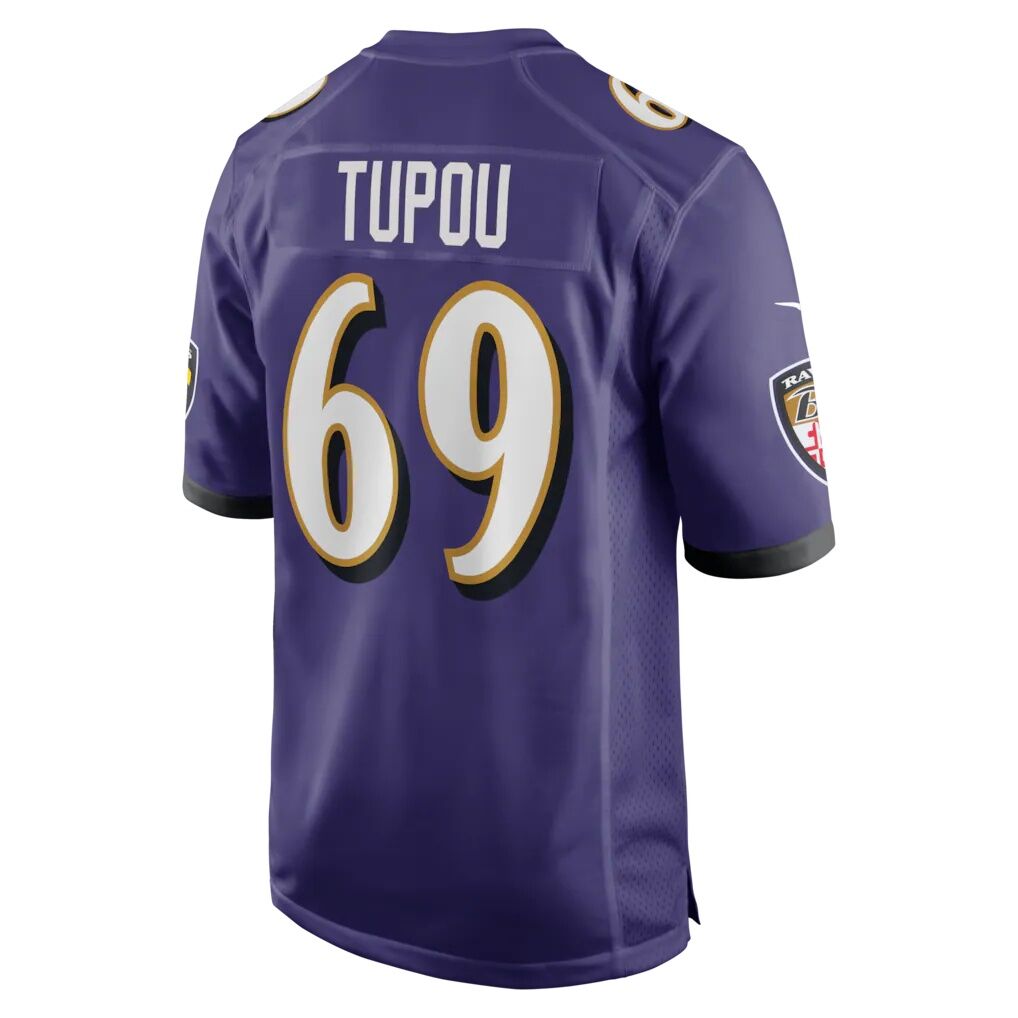 Josh Tupou Baltimore Ravens Nike Team Game Jersey