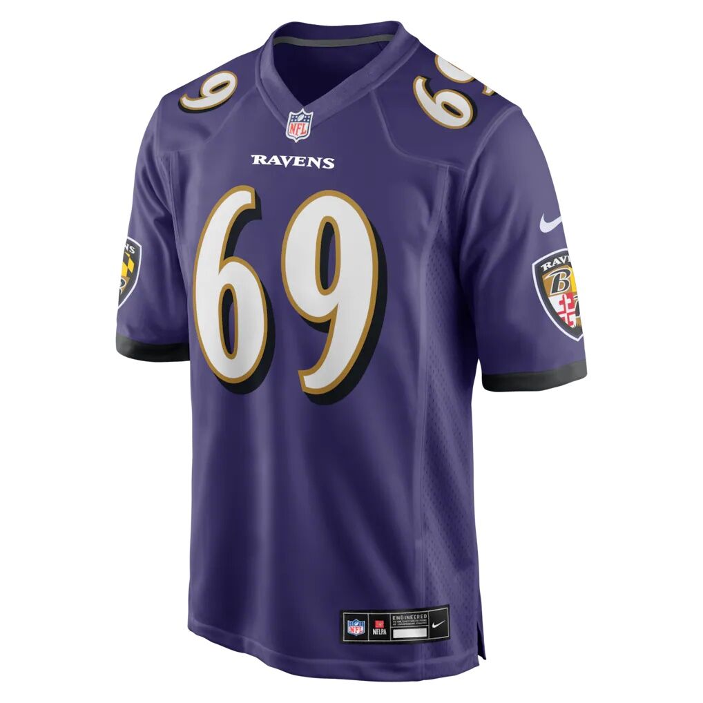 Josh Tupou Baltimore Ravens Nike Team Game Jersey