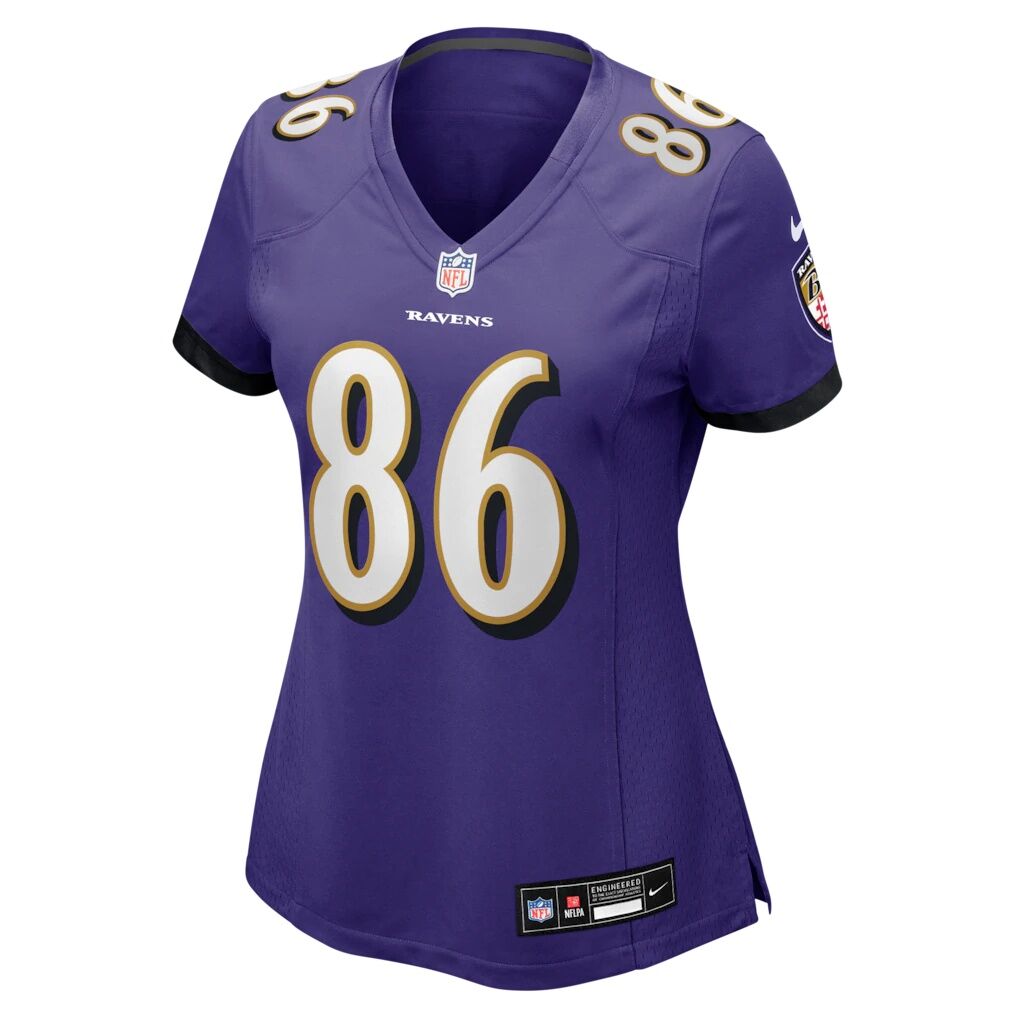 Cornelius Johnson Baltimore Ravens Nike Women's Team Game Jersey