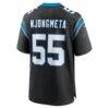 Maema Njongmeta Carolina Panthers Nike Team Game Jersey - Black - Detail View