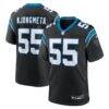 Maema Njongmeta Carolina Panthers Nike Team Game Jersey - Black - Front View