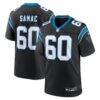 Nick Samac Carolina Panthers Nike Team Game Jersey - Black - Front View
