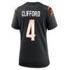 Sean Clifford Cincinnati Bengals Nike Women's Team Game Jersey - Black - Detail View