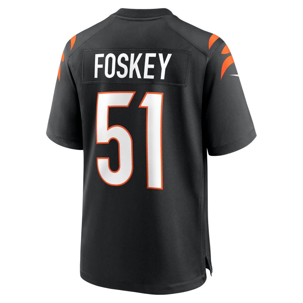 Isaiah Foskey Cincinnati Bengals Nike Team Game Jersey