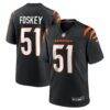 Isaiah Foskey Cincinnati Bengals Nike Team Game Jersey - Black - Front View