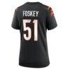 Isaiah Foskey Cincinnati Bengals Nike Women's Team Game Jersey - Black - Detail View