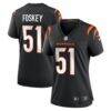 Isaiah Foskey Cincinnati Bengals Nike Women's Team Game Jersey - Black - Front View