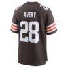 Tre Avery Cleveland Browns Nike Team Game Jersey - Brown - Detail View