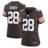 Tre Avery Cleveland Browns Nike Women's Team Game Jersey - Brown - Front View