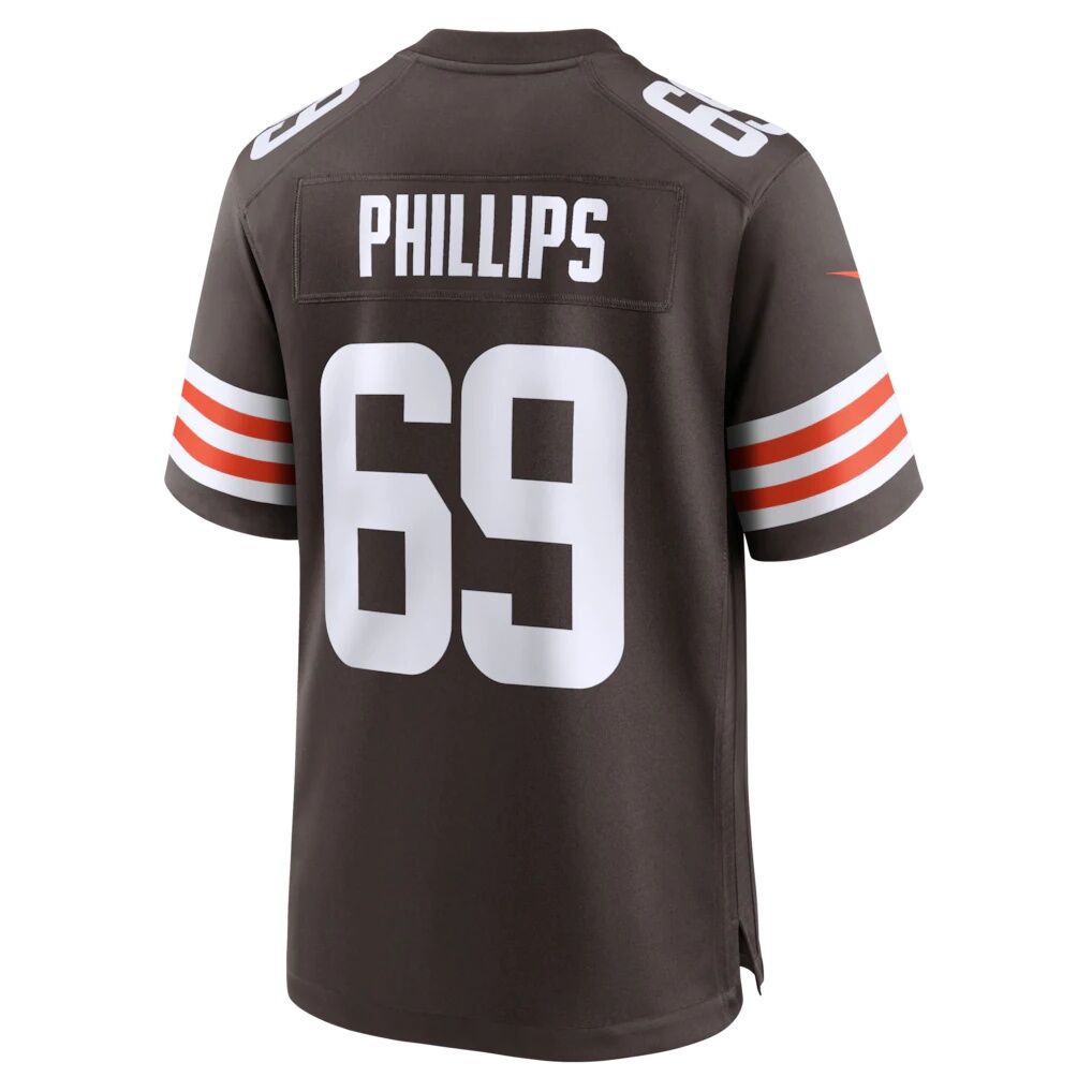 Tyre Phillips Cleveland Browns Nike Team Game Jersey