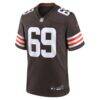 Tyre Phillips Cleveland Browns Nike Team Game Jersey - Brown - Side View