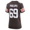 Tyre Phillips Cleveland Browns Nike Women's Team Game Jersey - Brown - Detail View