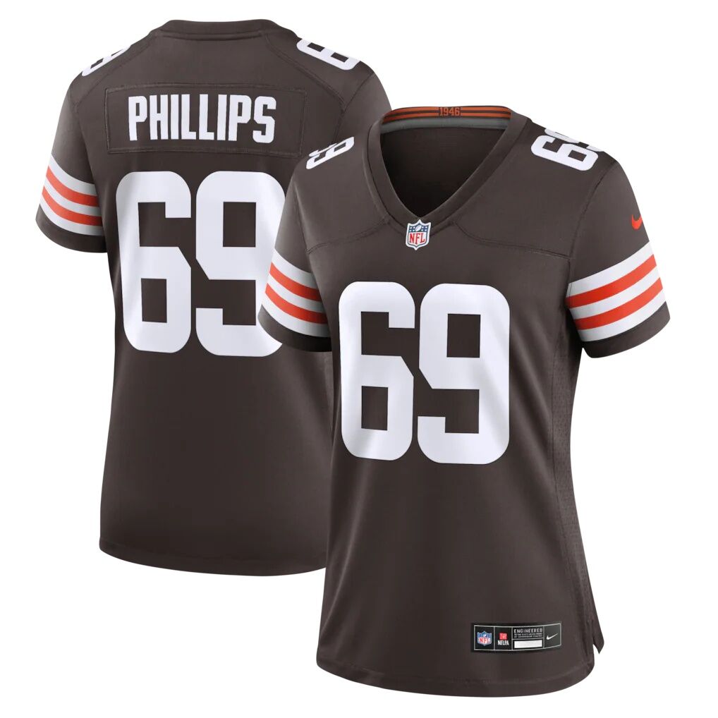 Tyre Phillips Cleveland Browns Nike Women's Team Game Jersey