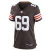 Tyre Phillips Cleveland Browns Nike Women's Team Game Jersey - Brown - Side View