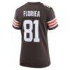 Luke Floriea Cleveland Browns Nike Women's Team Game Jersey - Brown - Detail View