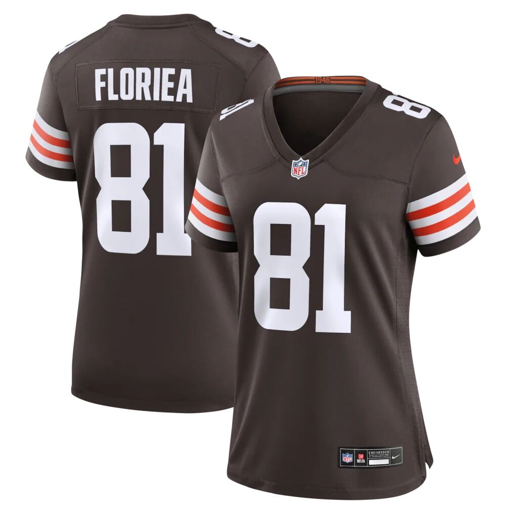 Luke Floriea Cleveland Browns Nike Women's Team Game Jersey