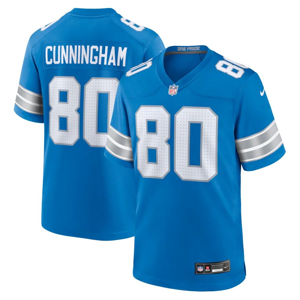 Malik Cunningham Detroit Lions Nike Team Game Jersey