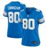 Malik Cunningham Detroit Lions Nike Women's Team Game Jersey - Blue - Front View