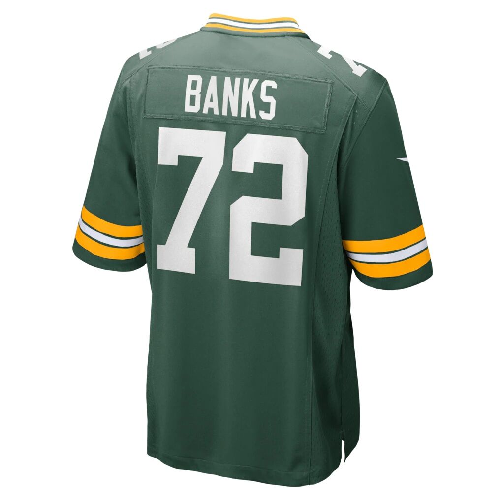 Brant Banks Green Bay Packers Nike Team Game Jersey