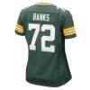 Brant Banks Green Bay Packers Nike Women's Team Game Jersey - Green - Detail View
