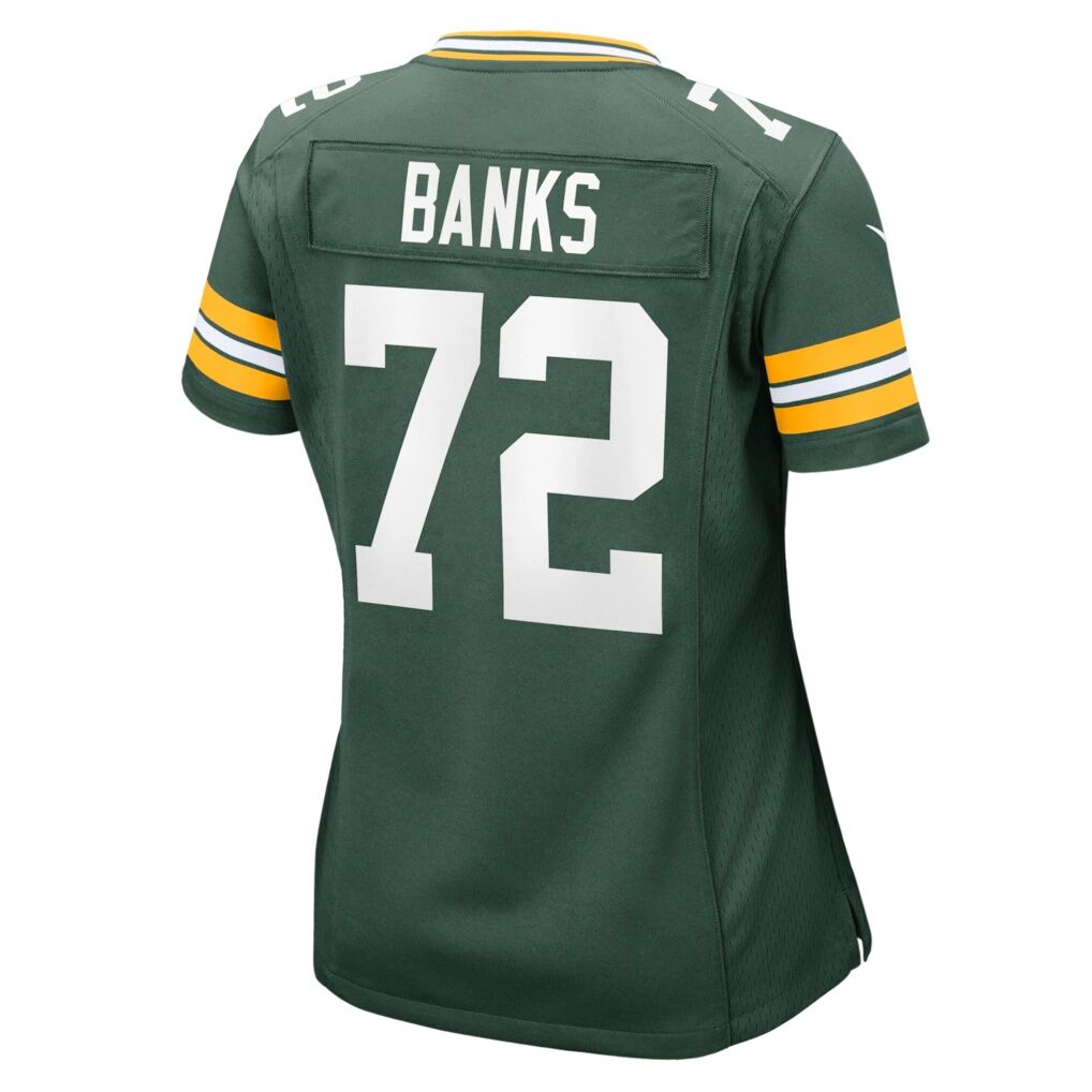 Brant Banks Green Bay Packers Nike Women's Team Game Jersey