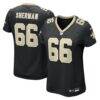 William Sherman New Orleans Saints Nike Women's Team Game Jersey - Black - Front View