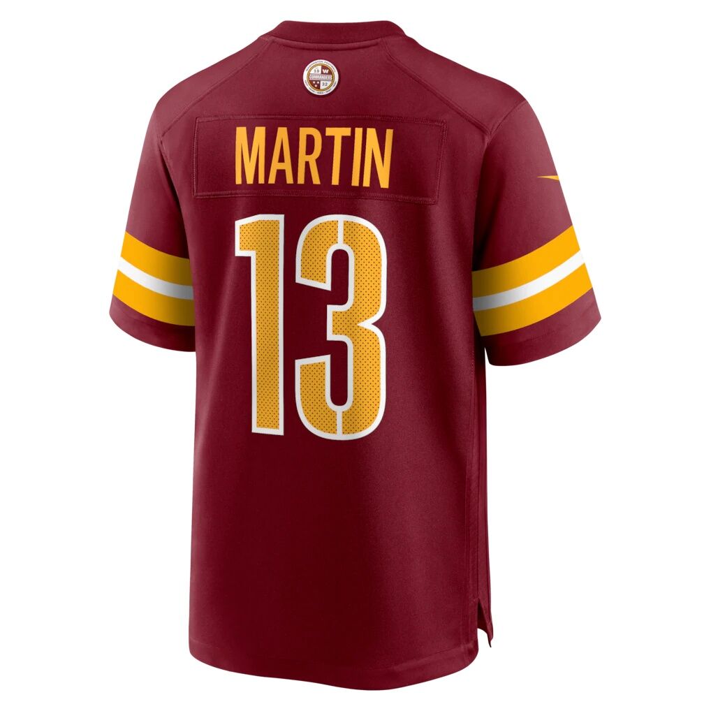 Tay Martin Washington Commanders Nike Team Game Jersey -  Burgundy