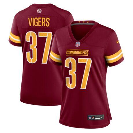 Car'lin Vigers Washington Commanders Nike Women's Team Game Jersey - - Front View