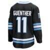 Dylan Guenther Utah Mammoth Fashion7 Home Breakaway Player Jersey - Black - Detail View