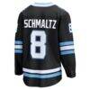 Nick Schmaltz Utah Mammoth Fashion7 Home Breakaway Player Jersey - Black - Detail View