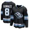 Nick Schmaltz Utah Mammoth Fashion7 Home Breakaway Player Jersey - Black - Front View