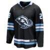 Ian Cole Utah Mammoth Fashion7 Home Breakaway Player Jersey - Black - Side View